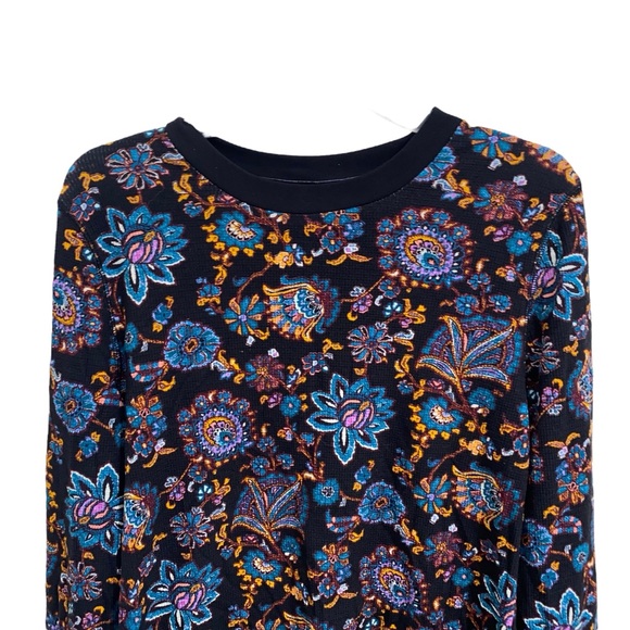 NWT New Sundance Perfect Pathways Floral Print Long Sleeve Top Size Large - Picture 5 of 12